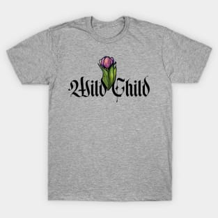 Wild Child Flower Tattoo T-Shirt